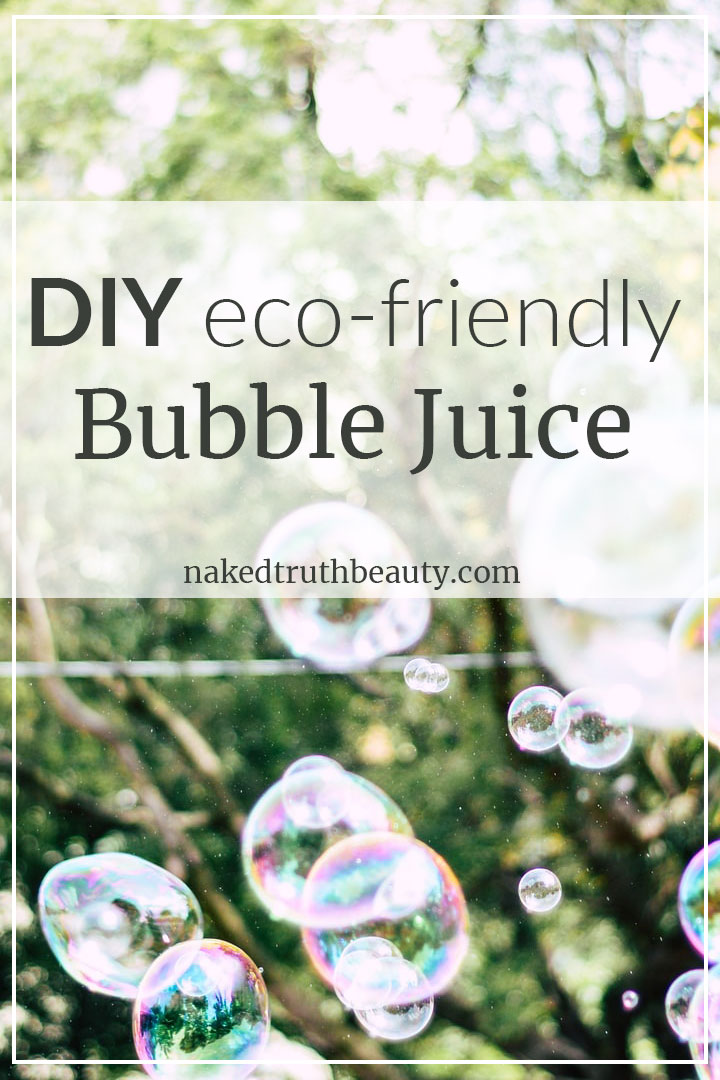 DIY non-toxic bubble juice, make your own bubbles